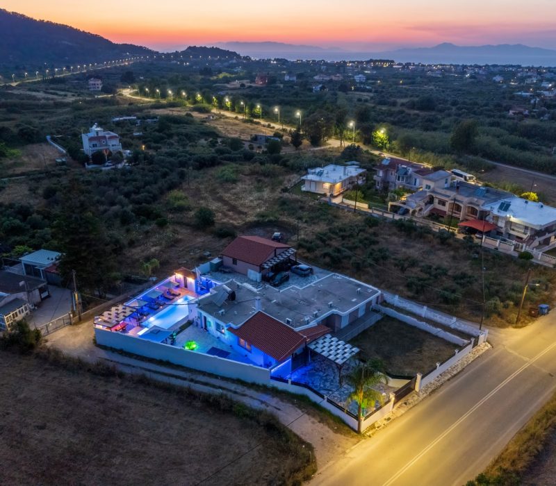 Aerial view of Pervolia House