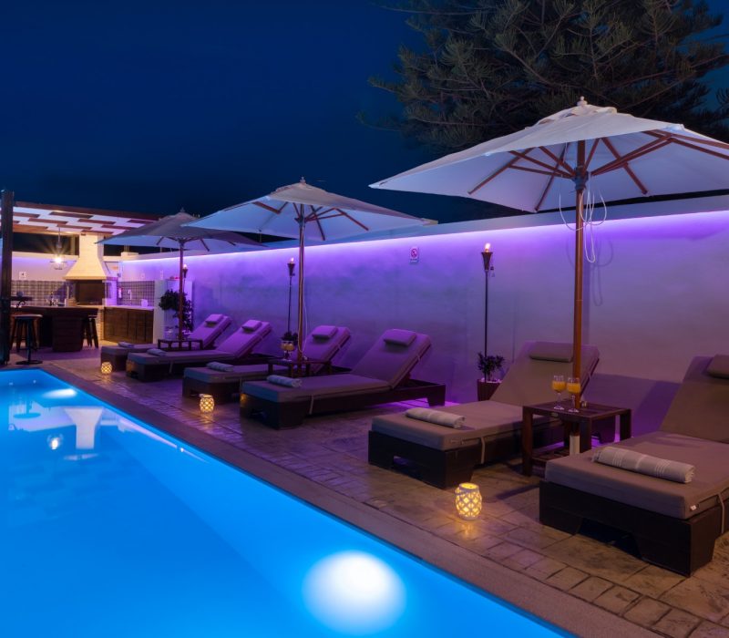 Pool by night